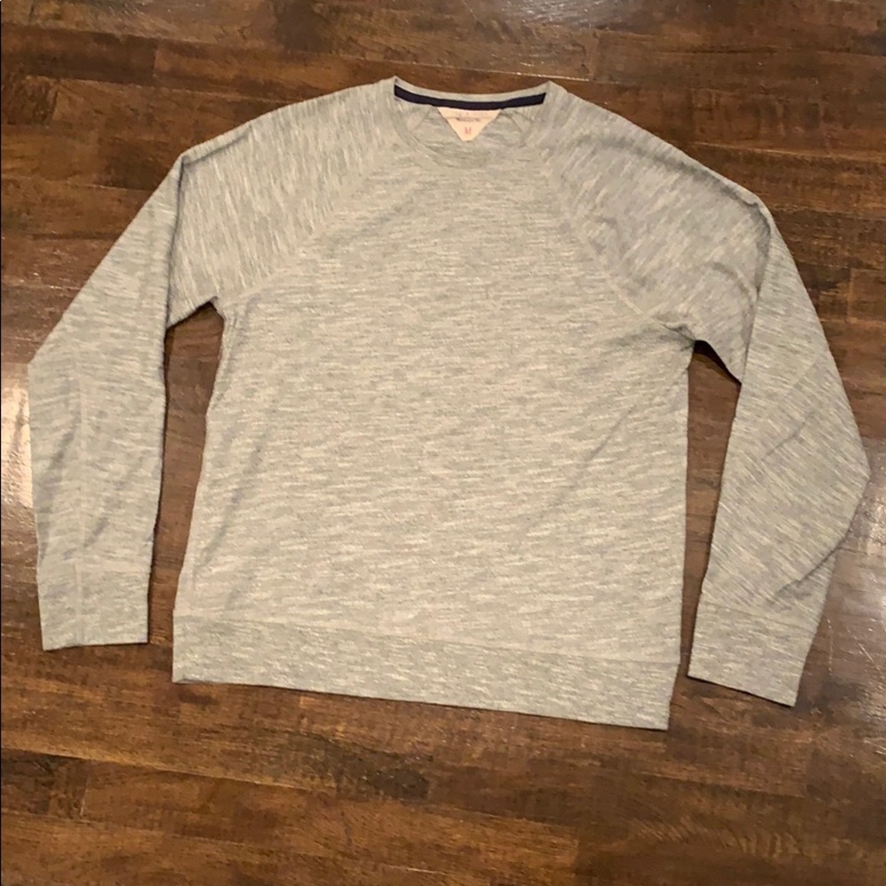 Rag & Bone Gray Long Sleeve Raglan Shirt Sz M EUC!